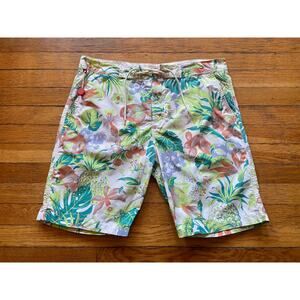 SCOTCH & SODA Amsterdam Couture Floral Cotton Swim Shorts sz L
